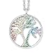 Produktbild Engelsrufer ERN-TREE-ZIM Damen Collier Lebensbaum 925 Silber Zirkonia 50 cm