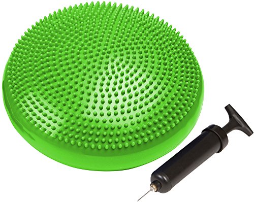 Trademark Innovations Fitness and Balance Disc Seat, 13", Green