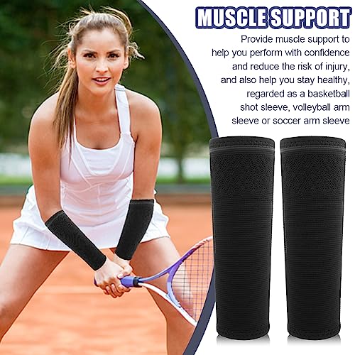 Mofuca Volleyball Arm Sleeves, Compression Sleeves Sports Forearm Sleeves With Finger Cot, Passing Forearm Sleeves Arm Protector For Kids & Adult #TOP4