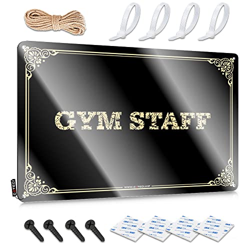 Bar Open Metal Sign Gym Staff Tin Sign Drinking Signs Funny Sign For Bedroom Door(20X30CM)