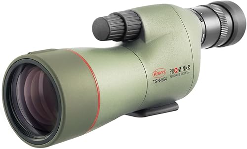 Kowa TSN-553 - Alcance de detección de fluorita pura prominar de 2.165in con zoom de 15 a 45 x, color verde