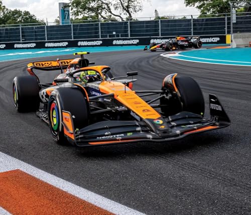 Bburago 1/43 McLaren F1 MCL38 Miami Grand Prix #4 Lando Norris miniatura 5
