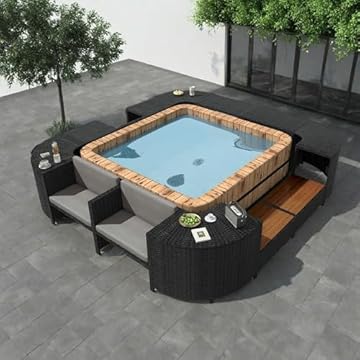 inflatable hot tub surround deck