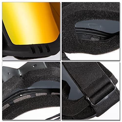 Evomosa Motocross Goggle Motorcycle Glasses Atv Off-Road Goggles Anti-Uv Sunglasses #TOP4