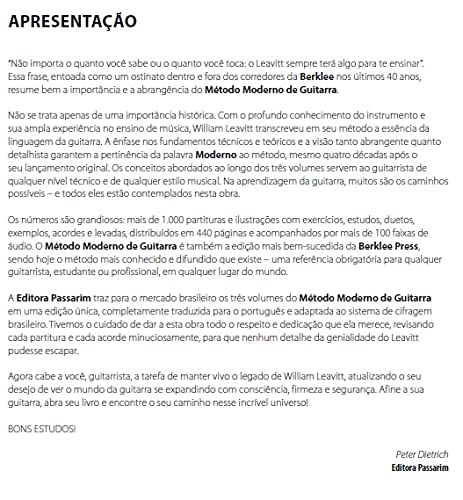 BERKLEE - METODO MODERNO DE GUITARRA - VOL. 1, 2 E 3