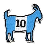 Argentina Goat #10 Patch Soccer Sport Miami Embroidered Iron On