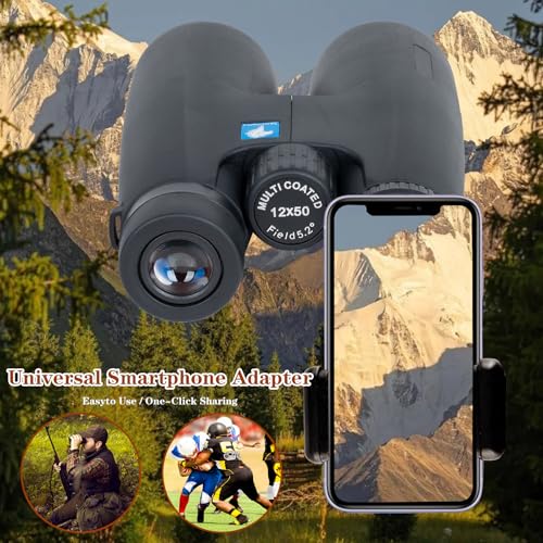 Binoculares 12x50 Night Vision Impermeables para Adultos miniatura 6