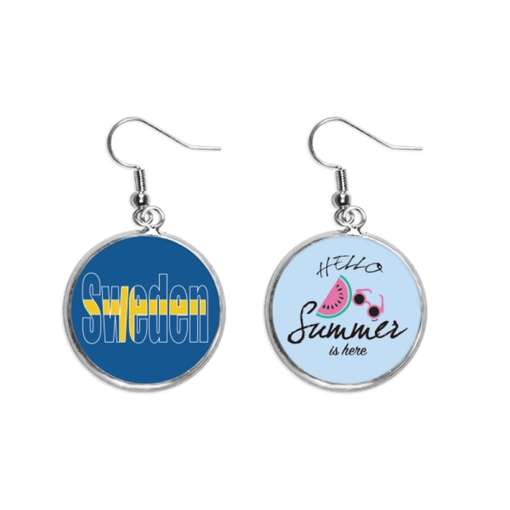 Pendientes de sandía ligeros para el lóbulo accesorios de verano 5
