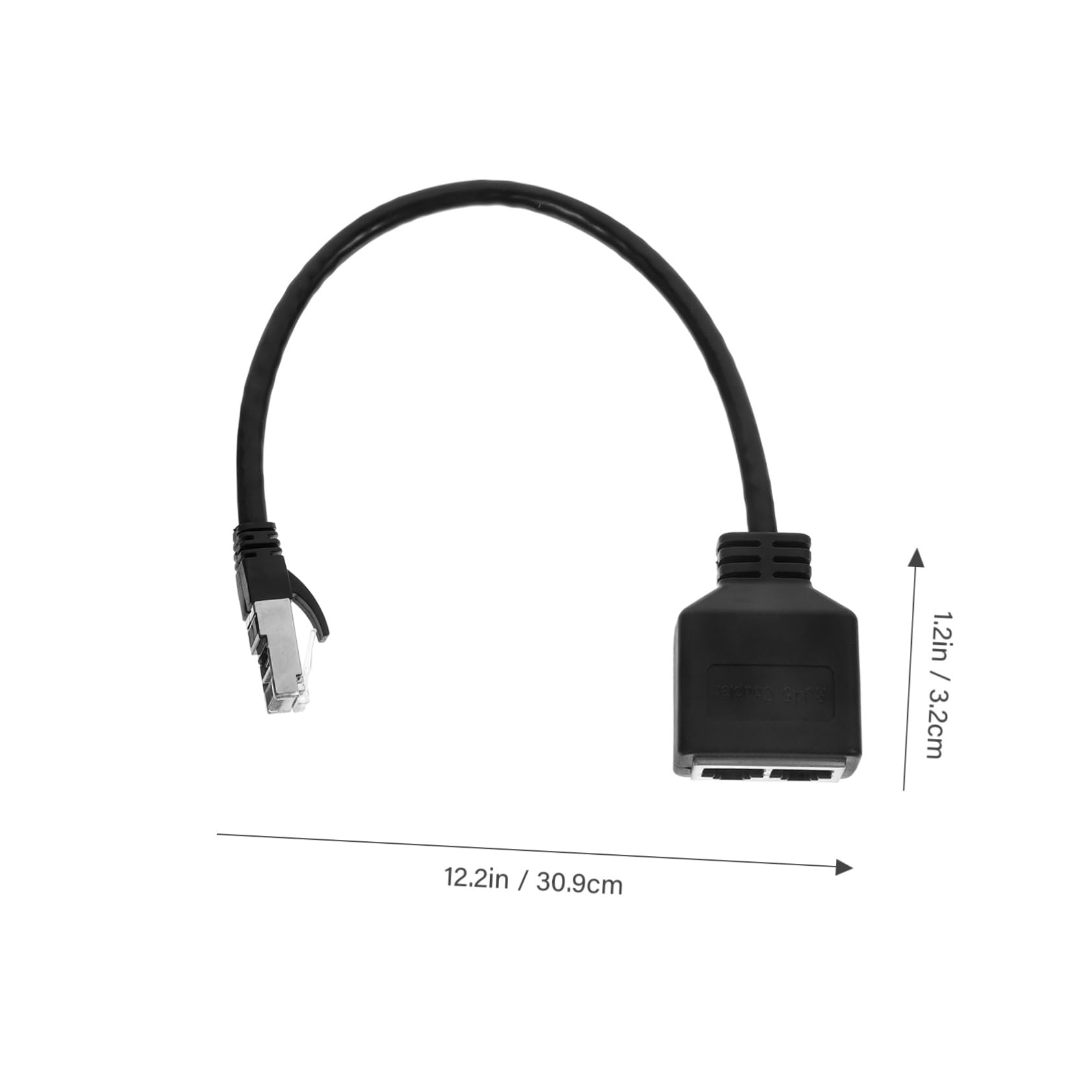 OSALADI Ethernet Splitter Adapter Male to Dual Female Compatible Category Cables for Enhanced Network Connectivity Computers and Gaming Consoles