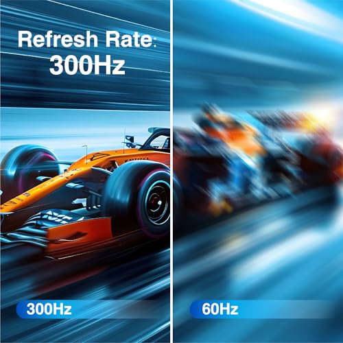Image of ArcticPro 24.5 inch 300Hz 240Hz Gaming Monitor, FHD 1080p, 1ms, Fast IPS Monitor, Adaptive sync, PC Monitor, sRGB 120%, Ultra Slim, DP x2, HDMI x2, VESA, with DP Cable up to 300Hz