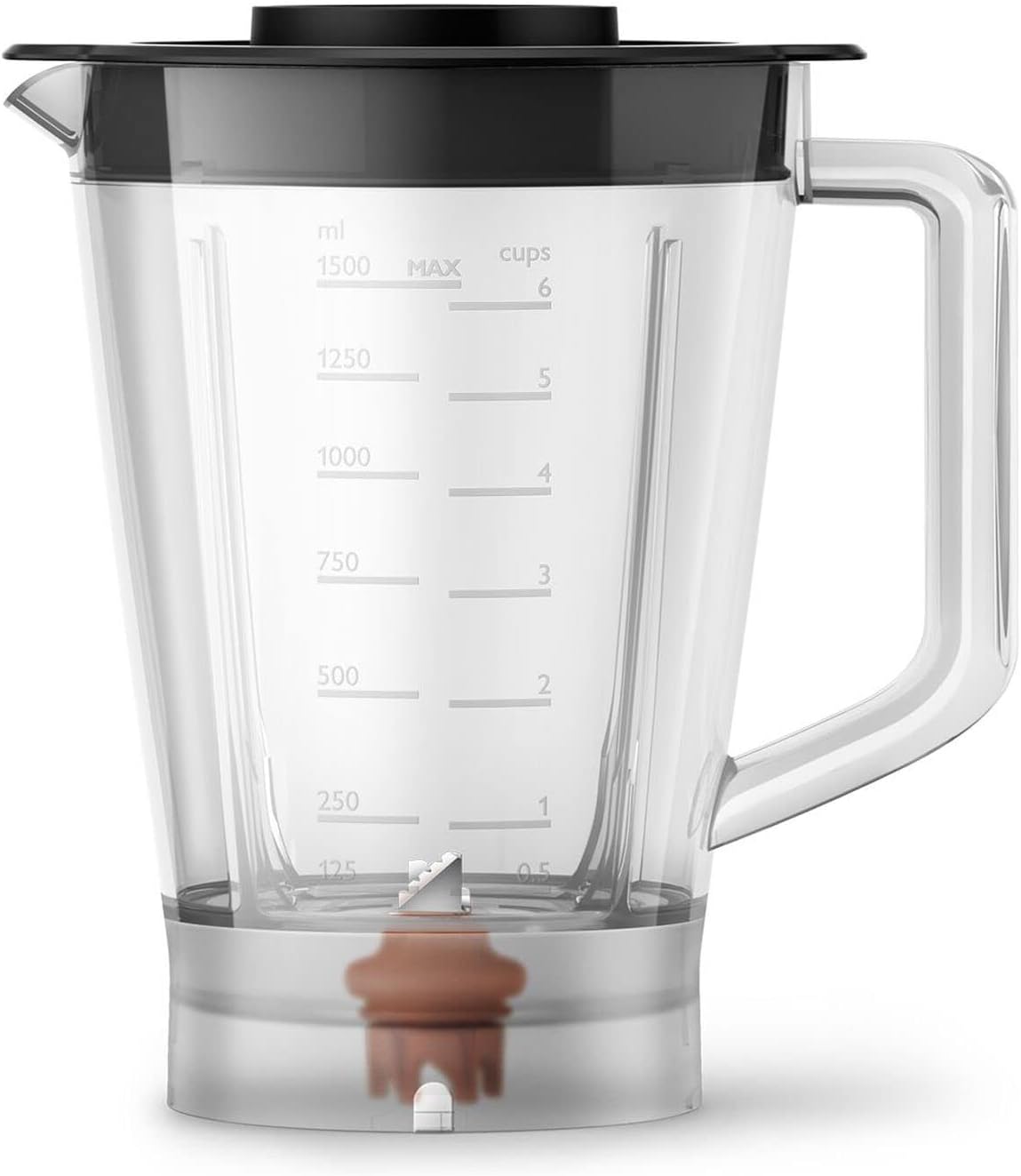 2-liter blender jug with measurement markings