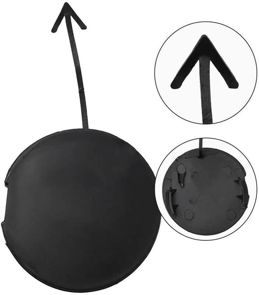 for 2009-2011 Front Bumper Tow Hook Cover Black Plastic 1 Pc 71104-TF0-000 71104TF000 Automotive Parts