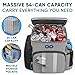 Everlasting Comfort Insulated Backpack Cooler - 54 Cans, 24 Hour Cooling, Wider Straps, Lightweight Leak Proof Liner, Portable Cooler Backpack Bag for Men Women Beach Picnic Travel Lunch Camping
