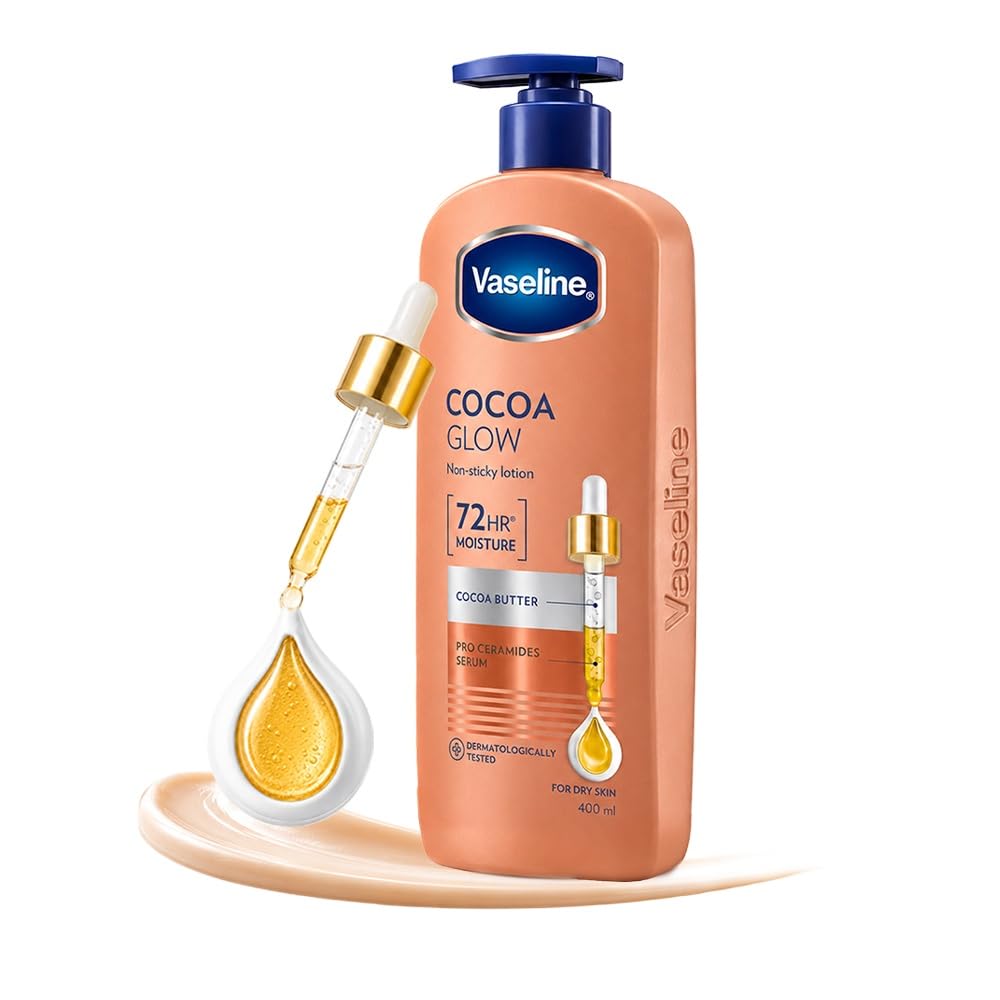 Vaseline Cocoa Glow Serum In Lotion, 400 ml - Image 1