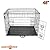 COZY PET Dog Cage 48" Black Metal Tray Folding Puppy Crate Cat Carrier Dog Crates Dog Cages. DC48B (We do not ship to the Channel Islands.)