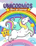  Unicornios Libro de Colorear para Niños de 4 a 8 años: Libro Infantil para Colorear