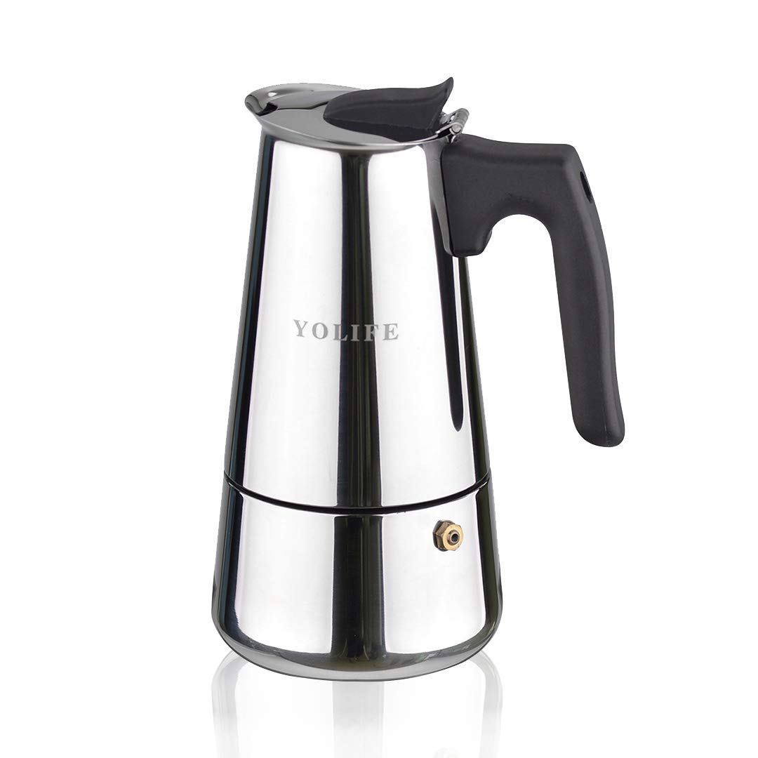 Buy YOLIFE Mini Stovetop Espresso Maker, Induction Small Moka Pot for