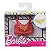 otto pour Barbie - Habit pour Poupee Mannequin - Debardeur Rouge Wonder Woman - Vetement - Tenue Top DC - Super Heros Fille