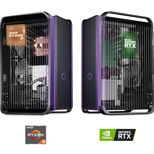 Cooler Master Cooling X PC-Desktop – Wassergekühltes PC – Gehäuse + AMD Ryzen 9 7950X3D CPU + NVIDIA GeForce RTX 4080 GPU Loop, 64 GB DDR5 DRAM, 4 TB PCIe 4.0 M.2, 80 PLUS Gold, Wi-Fi 6E – Win 11 Pro – Bild 4
