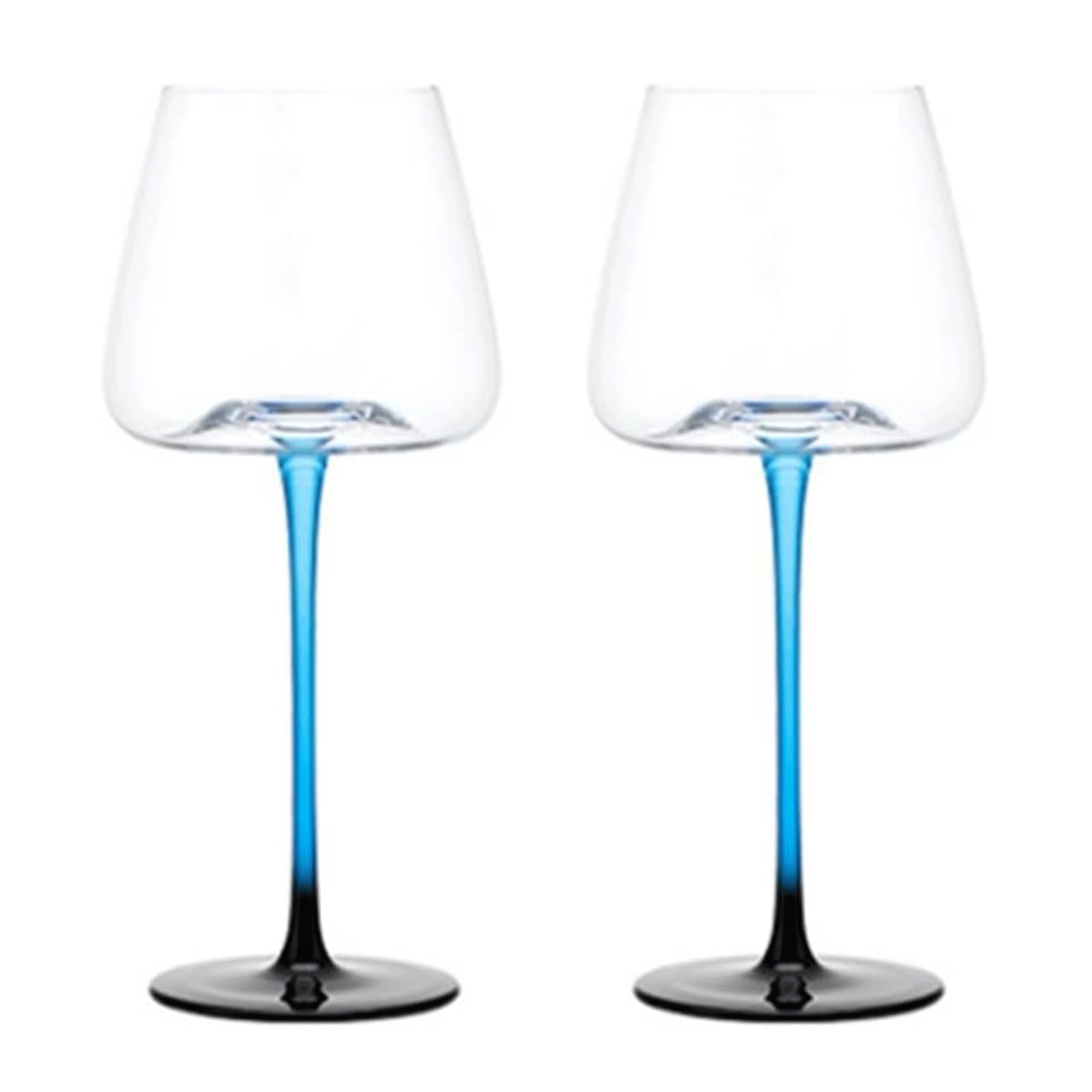 BKEKM Bicchieri Vino Set di Bicchieri da Vino a Stelo Lungo, 520 ml/17,6 Once, Bicchieri da Vino in Cristallo, Confezione da 2-6 Bicchieri da Vino Rosso, Bicchieri da Champagne squisiti