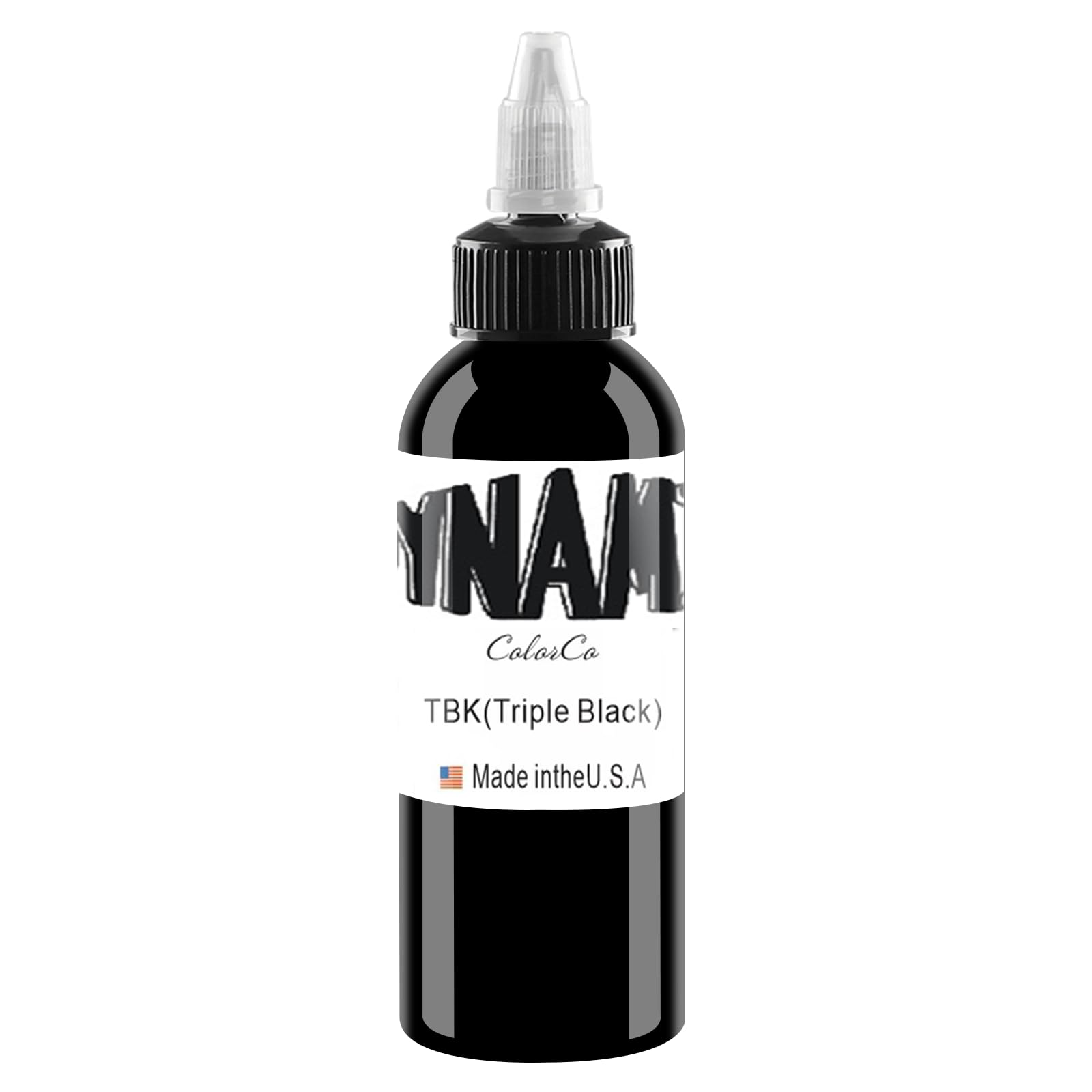 DLDN01 Schwarze Tattoo-Tinte - Neueste Stammes Färbung Permanent Body Make-up Super Schwarz (120 ML)