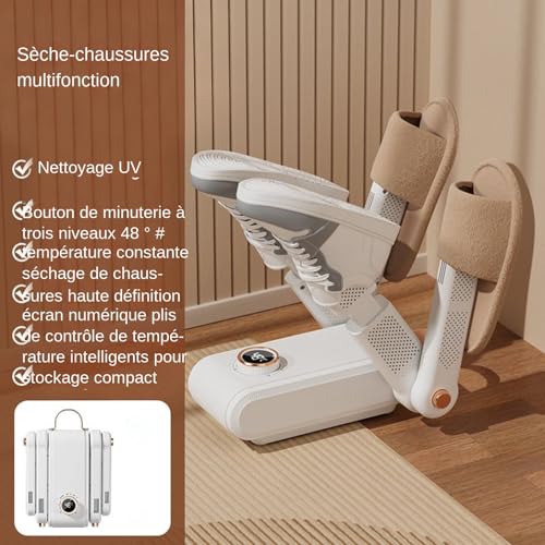 Séchoir à bottes pliable à chauffage programmable 3 niveaux - 5