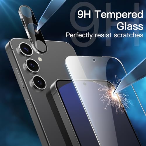 Image of JETech Screen Protector Guard for Galaxy S24 FE, 2+2 Pack