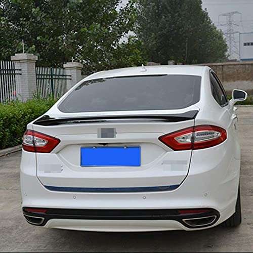 ABS Spoiler ArrièRe Aileron Aile Voiture Pour Ford Mondeo Fusion 2013-2017, LèVre De DéMarrage D'Aile De FenêTre Rear Aile SupéRieure LèVre Aile ArrièRe Aileron De Coffre Accessoires Cover