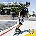 Swagtron Swagskate NG-3 Electric Skateboard for Kids, Teens | Kick-Assist A.I. Smart Sensors | Mini E-Cruiser Skateboard w/Move-More/Endless Mode | 9” Deck 72mm Wheels (NG-3)