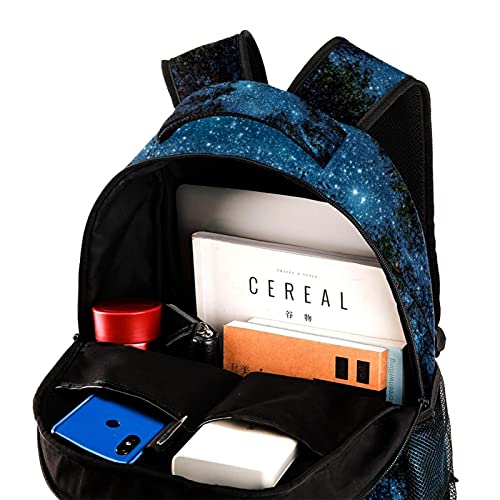 Sac à dos décontracté galaxie pour les cours et les sorties des collégiens - 4