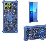 Aroepurt Custodia per Motorola Edge 70 Cloud Dancer Case Custodia [ con 9H HD Vetro Temperato] Cover Supporto PC + Silicone TZZH-LAN