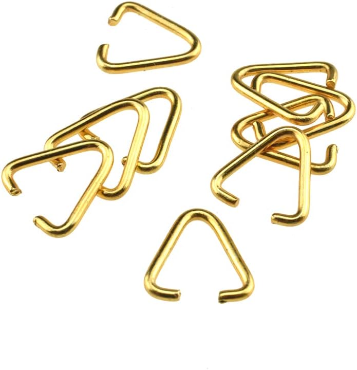 Amazon.com: YiIin 100 Pcs Triangle Open Jump Rings Durable Connection ...