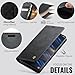 Cracedily Wallet Case for Samsung Galaxy S21 FE Leather Wallet Flip Cover with Card Holder, Kickstand, Magnetic Closure, RFID Blocking TPU Shockproof Phone Case Compatible with S21 FE, Black