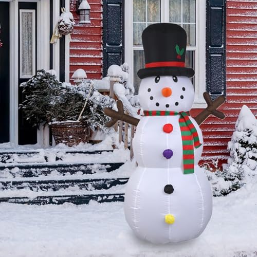 Gonflable d'extérieur de 2,5 m avec lumières installer sans effort Noël
