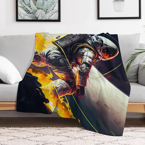 Couverture de canapé astronaute pour des soirées cocooning chaleureuses en polaire flannel - 3