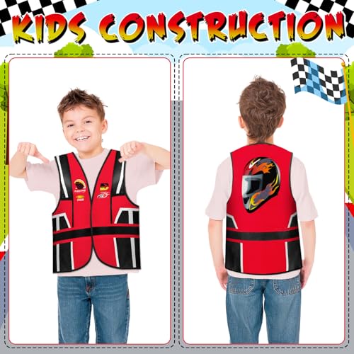 Disfraz de chalecos de carreras para niños, 2 piezas miniatura 4