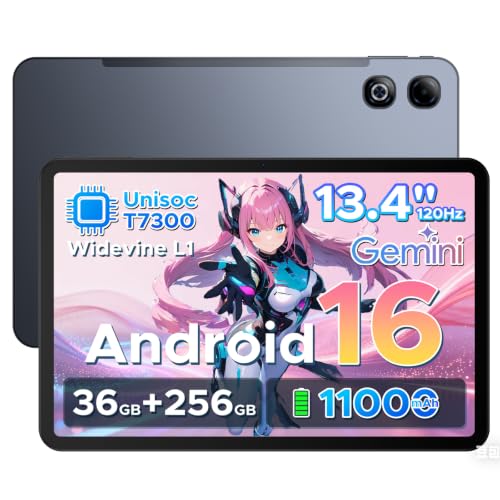 �yAndroid 16 �^�u���b�g�zU13 Pro 13.4�C���` 2.4K���� 120Hz�����t���b�V�����[�g Gemini AI�Ή� 36GB RAM+256GB ROM 2TB�g�� Wi-Fi���f�� 8�R�ACPU 11000mAh��e�ʃo�b�e���[ 