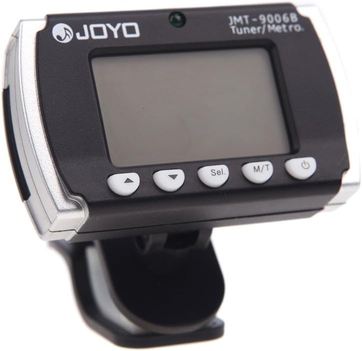 Tuner, Decdeal JOYO JMT 9006B Clip-on Backlit Metronome Tuner for Electronic Acoustic Guitar Chromatic Bass Violin Ukulele