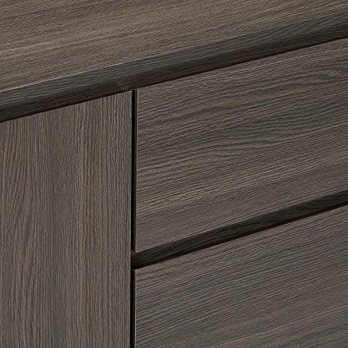 Kings Brand Furniture – Wood Buffet Server Cabinet Console Table, Oak Gray #TOP6