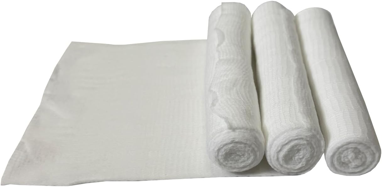 6" Gauze Rolls - 3 Pack
