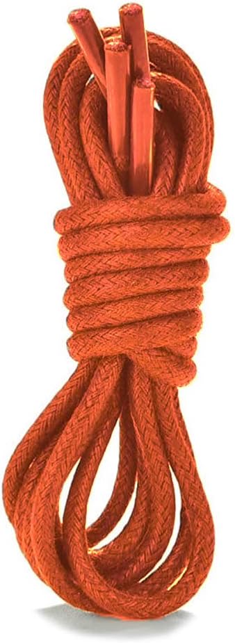Coloured 70cm/27 Thin Round 2-3mm Waxed Cotton Shoe Laces, Ideal Mens Work Office Dress Shoes, Brogues, Leather Oxford, Replacement Shoe Laces