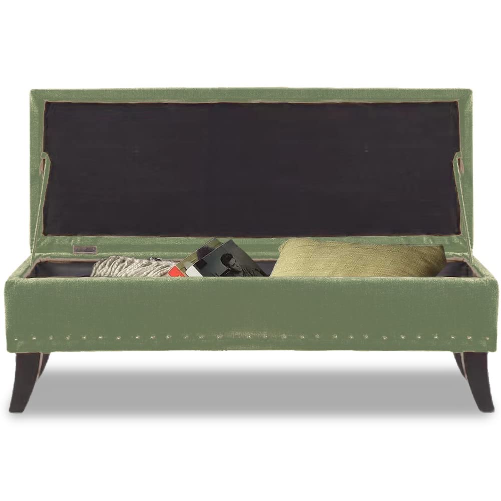 Panca Con Schienale Gecheer In Velluto Nero - 119,5x64,5x75 Cm, Imbottita, Per Ingresso O Fondo Letto