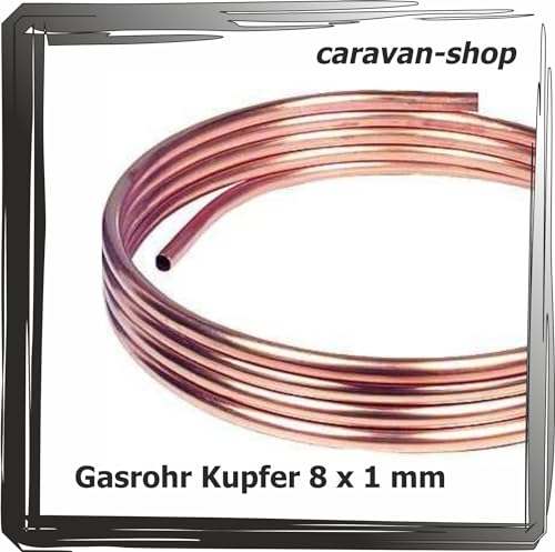 Kupferrohr weich 8 x 1 mm Gasrohr Propan Gas Boot Marine Wohnwagen, Wohnmobil Kupferrohr weich 8 x 1 mm Gasrohr Propan Gas Boot Marine Wohnwagen, Wohnmobil
