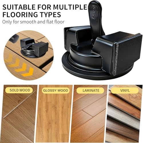 Floor Gap Fixer Tool,Heavy Duty Floor Gap Fixer Tool with Enhanced Suction Cup,Flooring Gap Repair Tool for Laminate, Vinyl, Wood & Tile Flooring,Laminate Plank Gap Repair Tool - 1
