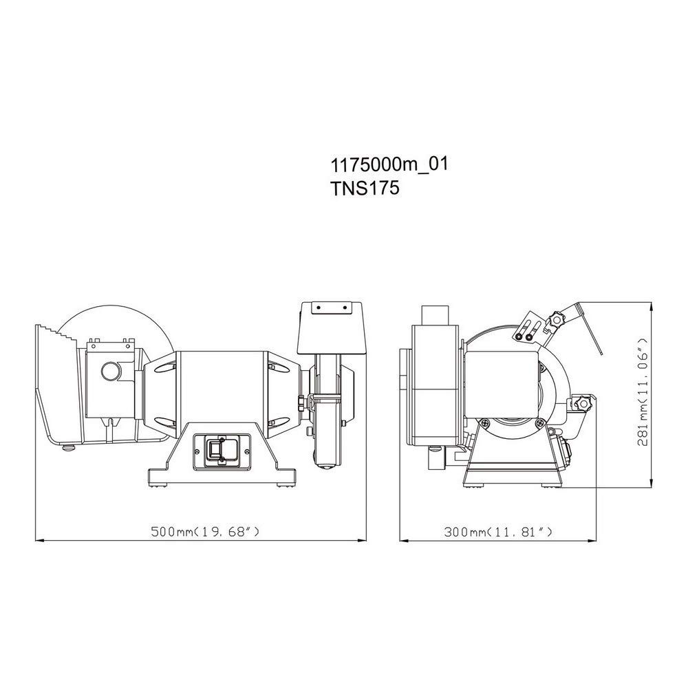 Metabo TNS 175, monofásica - ESMERILADORAS EN SECO Y HUMEDO