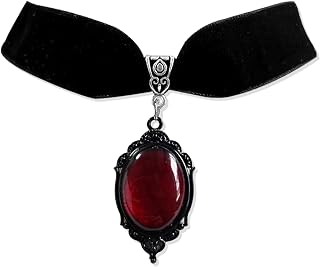 Black Choker Necklace for Women Chunky Puffy Heart Choker Necklace Big Heart Pendant Necklace Gothic Black Velvet Choker Gothic Jewelry for Halloween