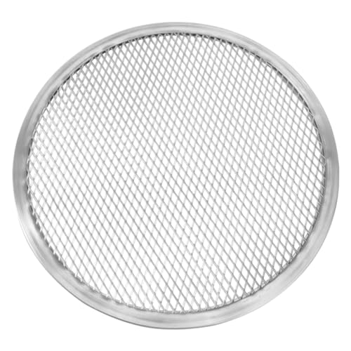 HOOTNEE Aluminum Pizza Pan Non-stick Round Baking Tray for Oven for Homemade and Store-bought Pizza for Toaster Oven and Gas Grill