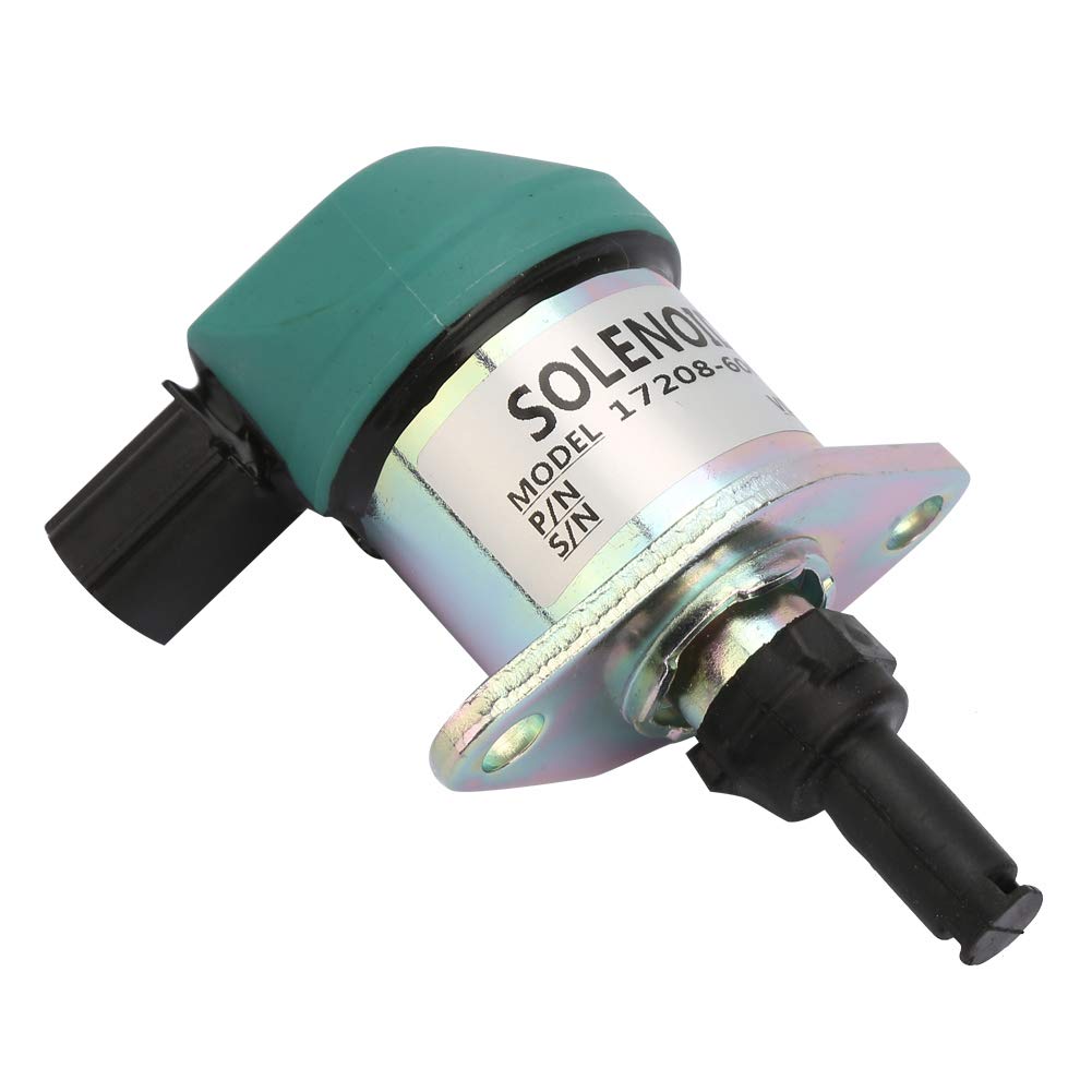Solénoïde D'arrêt du Moteur 12V Solénoïde, Kit de Remplacement adapté à L'excavatrice 17208-60016