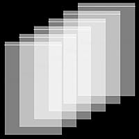 Vista 1 de 120 bolsas de plástico transparente con cremallera de 6 x 9 pulgadas, bolsas de almacenamiento resellables de 2 mil de grosor para joyas, artículos