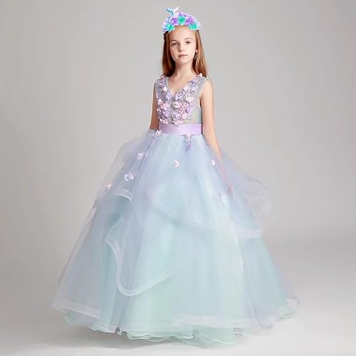 Miniatura 5 de Accesorios de disfraz de sirena de princesa para niñas, diadema de corona de Ariel, Halloween, Navidad, recuerdos de fiesta para niños